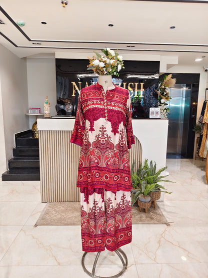 Fawn Muslin Co-Ord Set
Printed Muslin Co-Ord Set
Muslin Plazzo Co-Ord Set
Designer Muslin Matching Set
Stylish Women’s Co-Ord Set