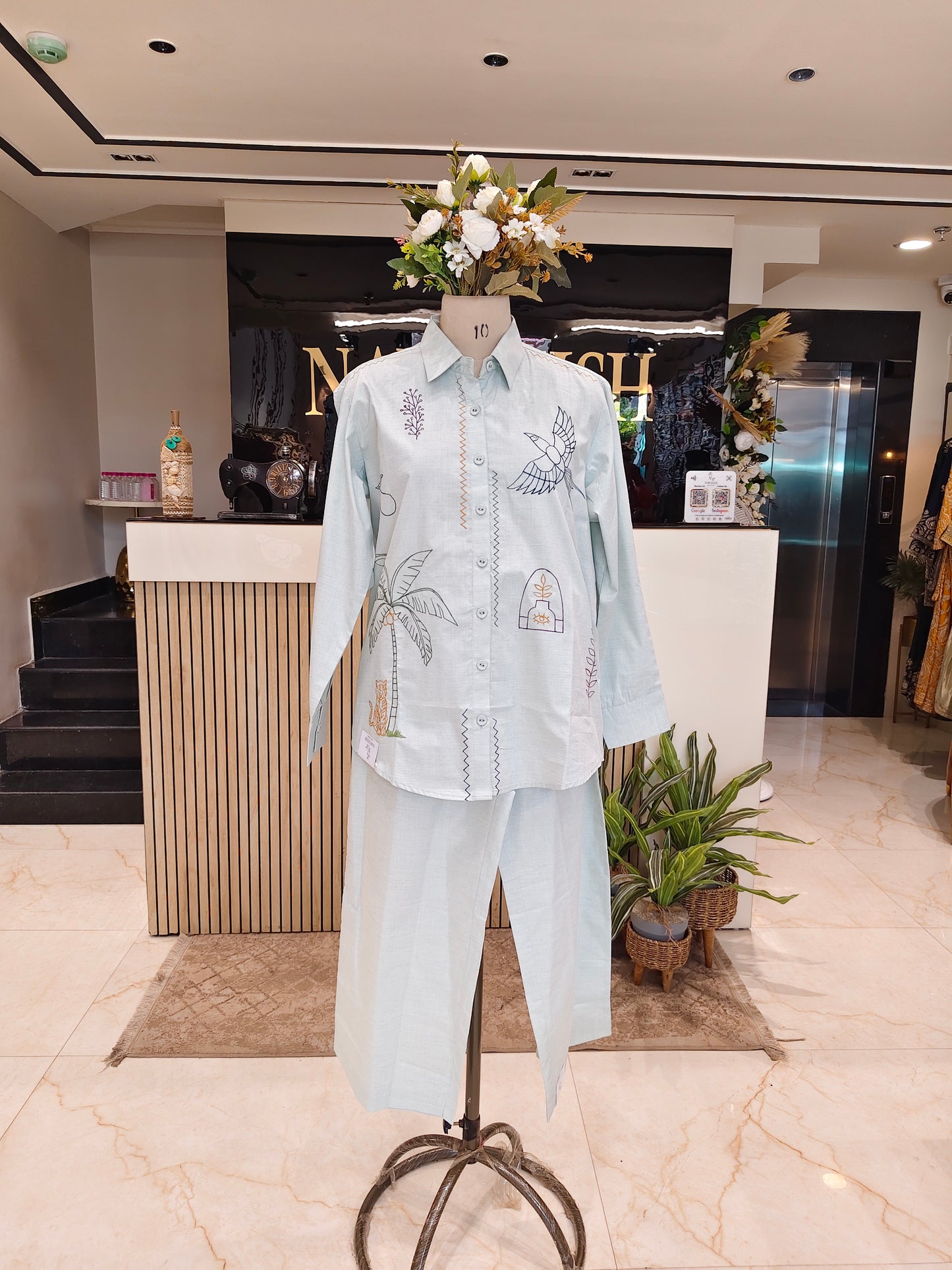 Light Green Cotton Co Ord Set
Bird Motif Printed Co Ord Set
Resham Work Cotton Palazzo Set
Tree Print Co Ord Outfit Women
Cotton Co Ord Set with Palazzo Pants