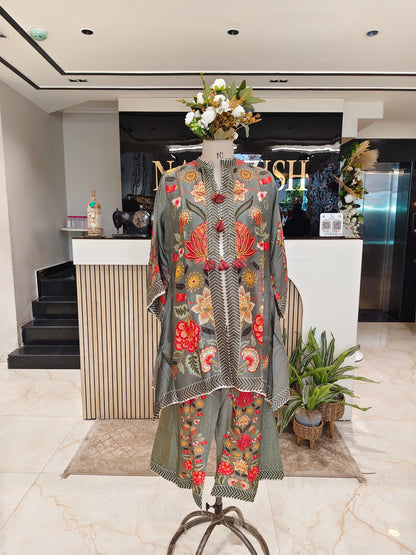Mehndi Green Crape Co-Ord Set
Printed Palazzo Co-Ord Set
Patch Work Designer Co-Ord Set
Women’s Crape Matching Set
Stylish Mehndi Green Ethnic Outfit
