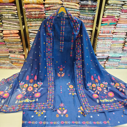 Chanderi Knot Work Suit
