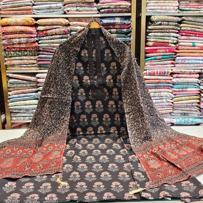 Ajrak Printed Cotton Suit