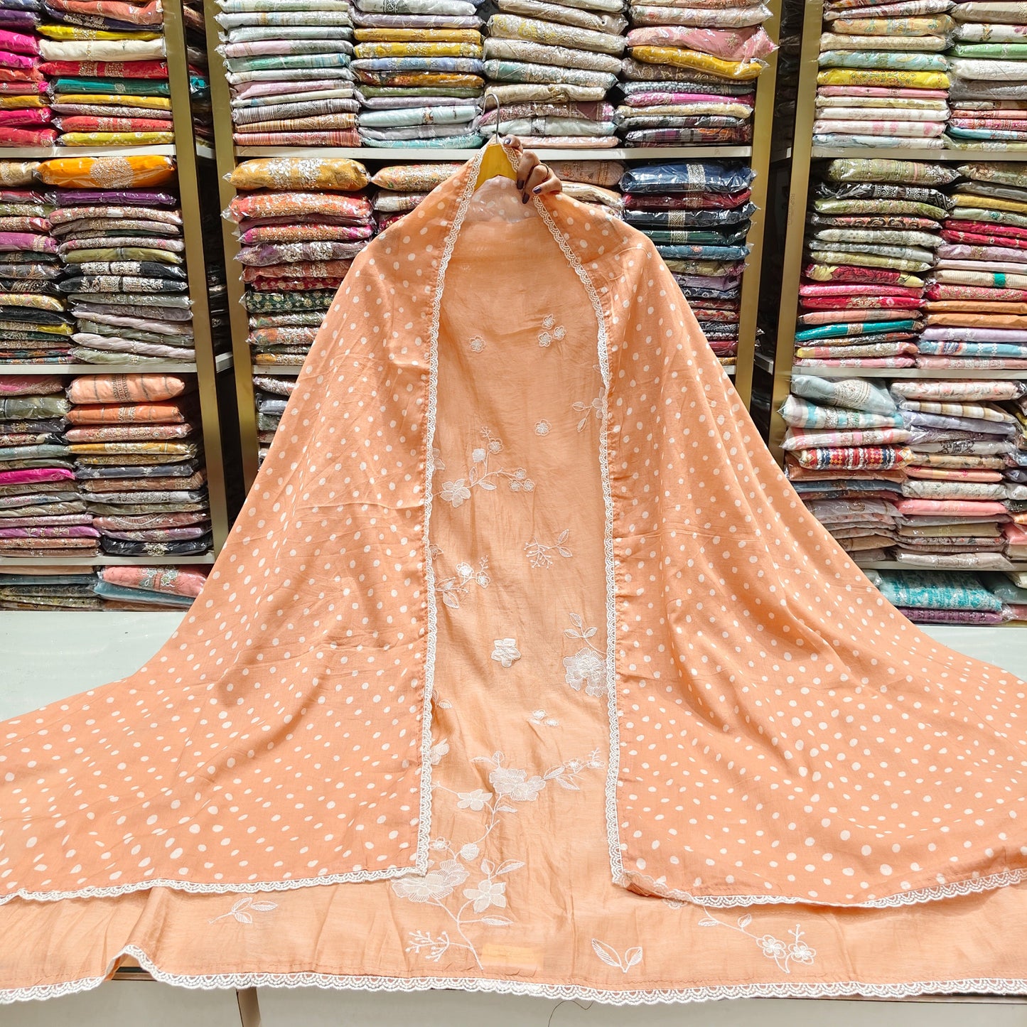 Mul Applique Work Suit