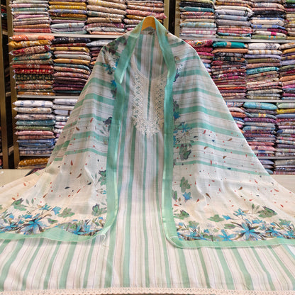 Linen Thread Work Suit