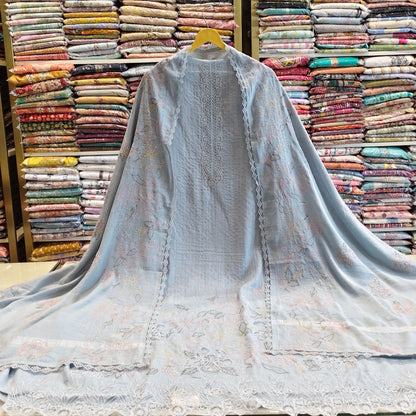 Linen Thread Work Suit