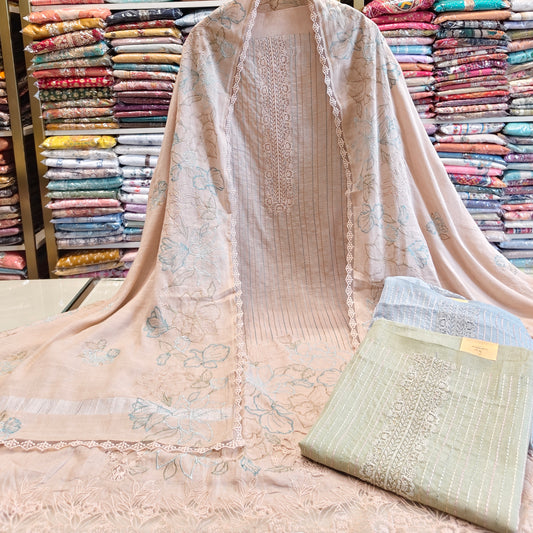 Linen Thread Work Suit


Unstitched Linen Suit Set


Floral Thread Work Dupatta Suit


Cotton Bottom Linen Suit


Women's Ethnic Linen Wear

