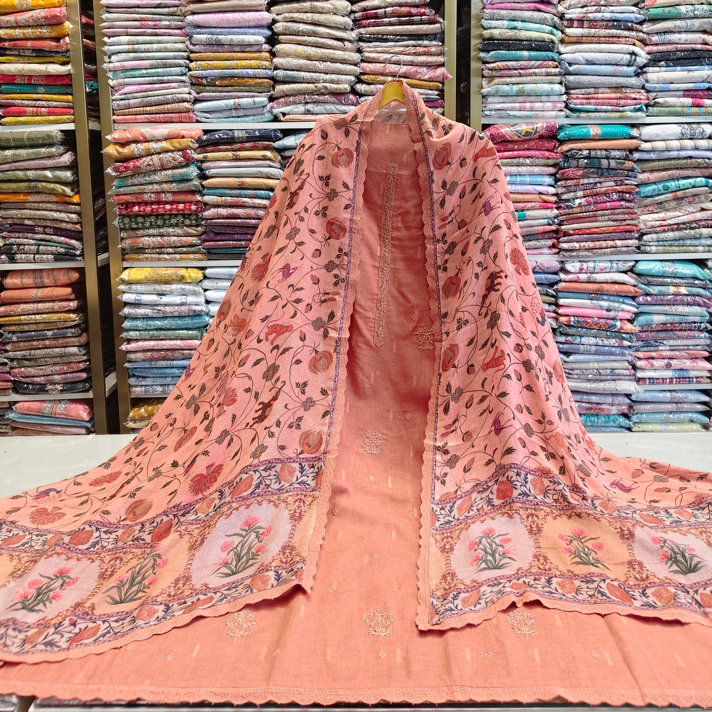 Linen Handwork Suit