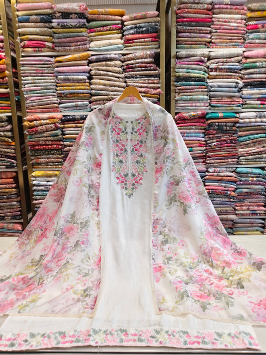 Muslin Handwork Suit