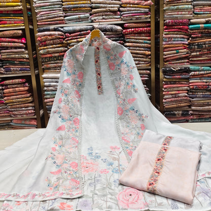 Muslin Floral Printed Suit Set
Sequins Work Unstitched Suit
Designer Muslin Suit with Dupatta
Georgette Dupatta Suit Set
Floral Knot Work Ethnic Suit