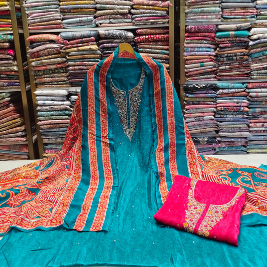 Crepe Designer Suit Set
Dabka Katdana Work Suit
Digital Print Dupatta Suit
Unstitched Party Wear Suit
Heavy Embroidery Dress Material
