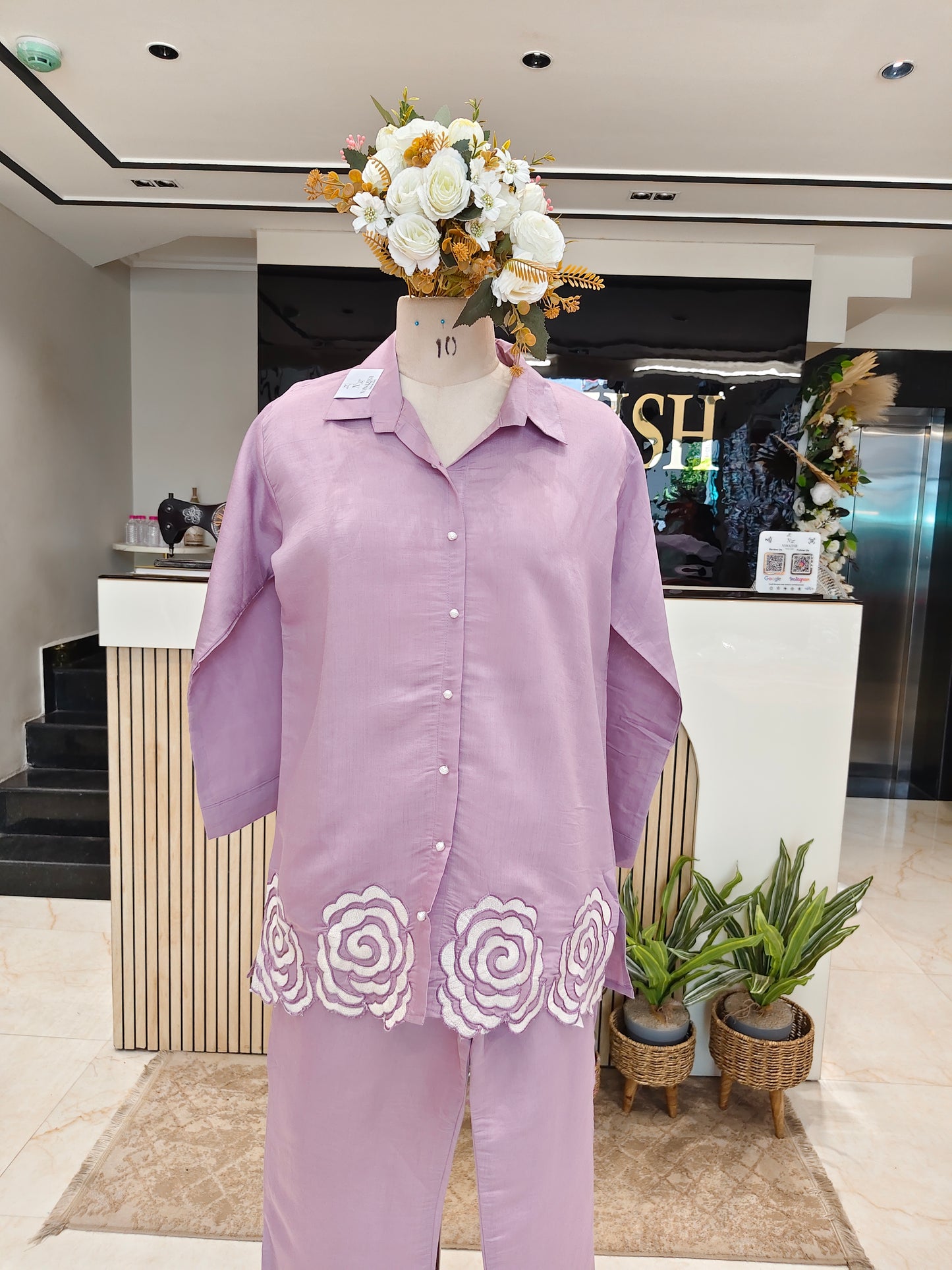 Lavender Cotton Co-Ord Set