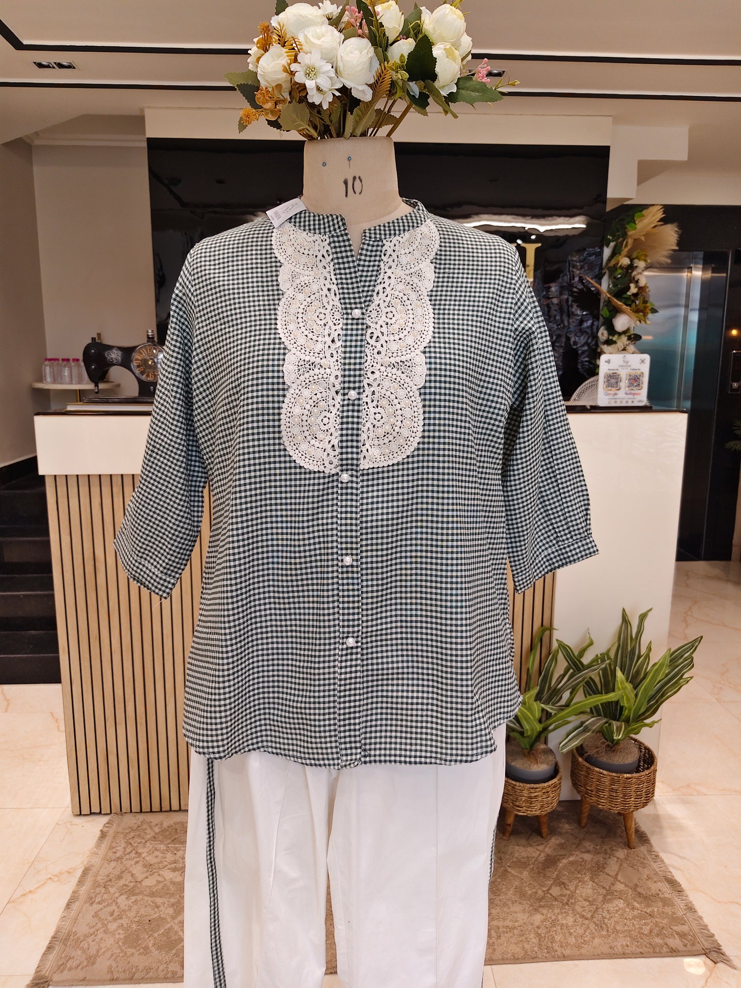 Bottle Green Cotton Co-Ord Set