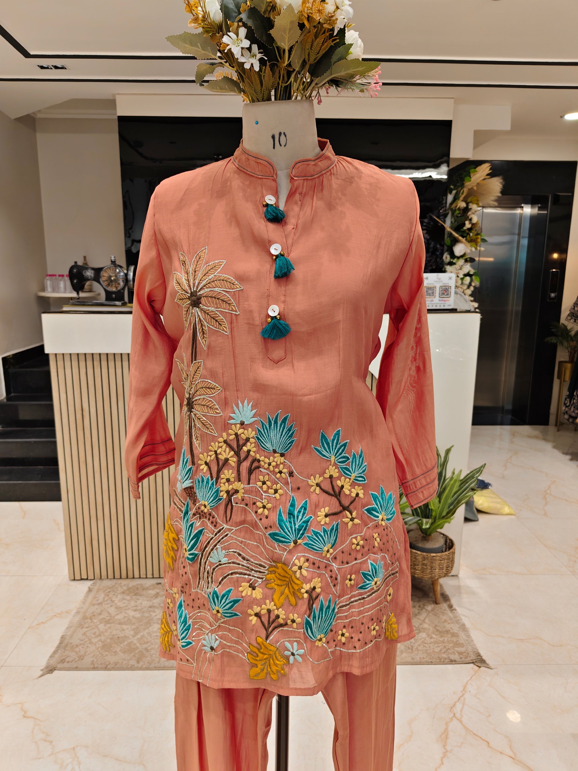 Orange Mul Co-Ord Set
Resham Work Co-Ord Set
Gota Work Ethnic Wear
Summer Co-Ord Set for Women
Stylish Indo Western Co-Ord Set