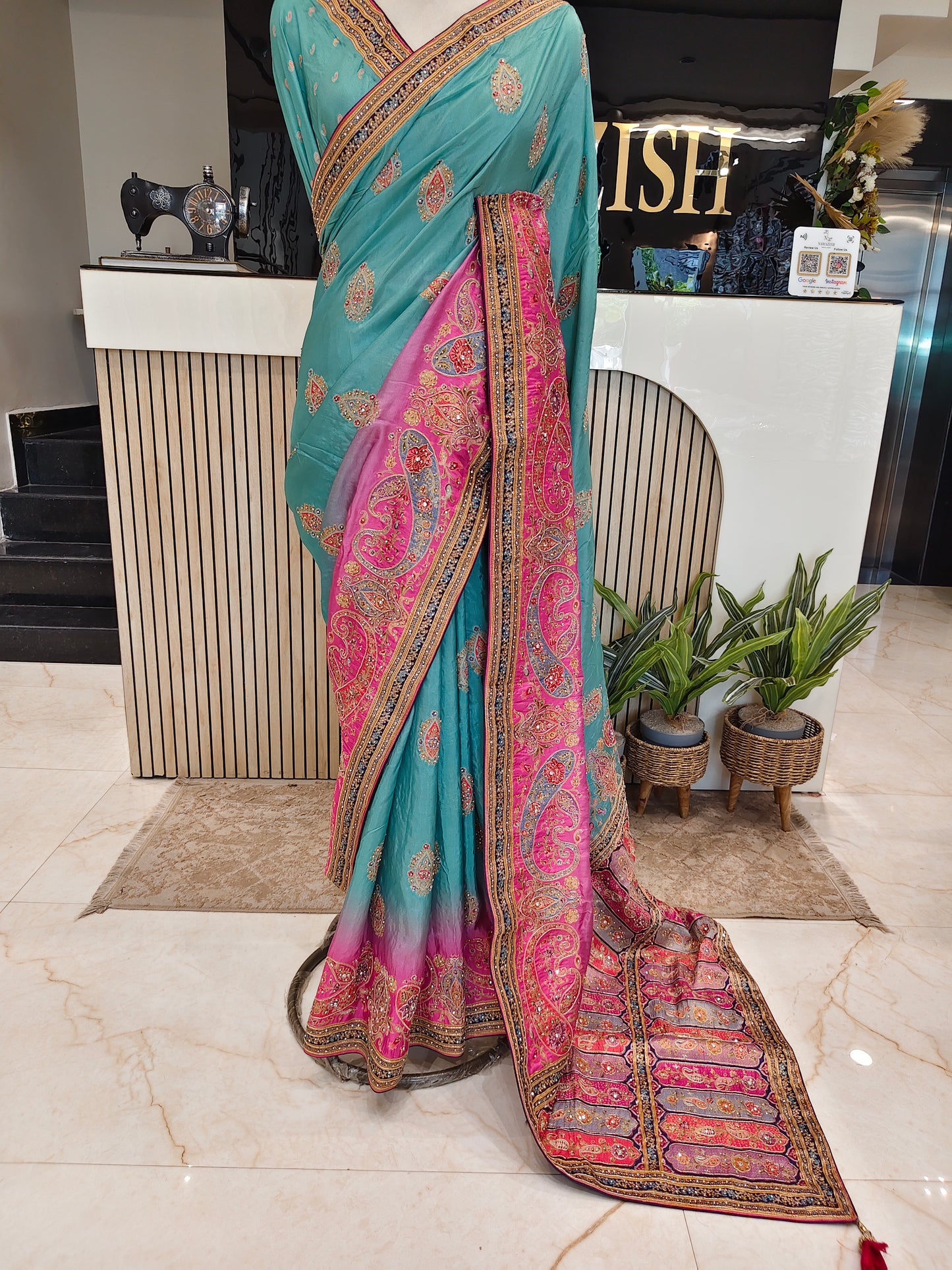 Green Uppada Silk Saree