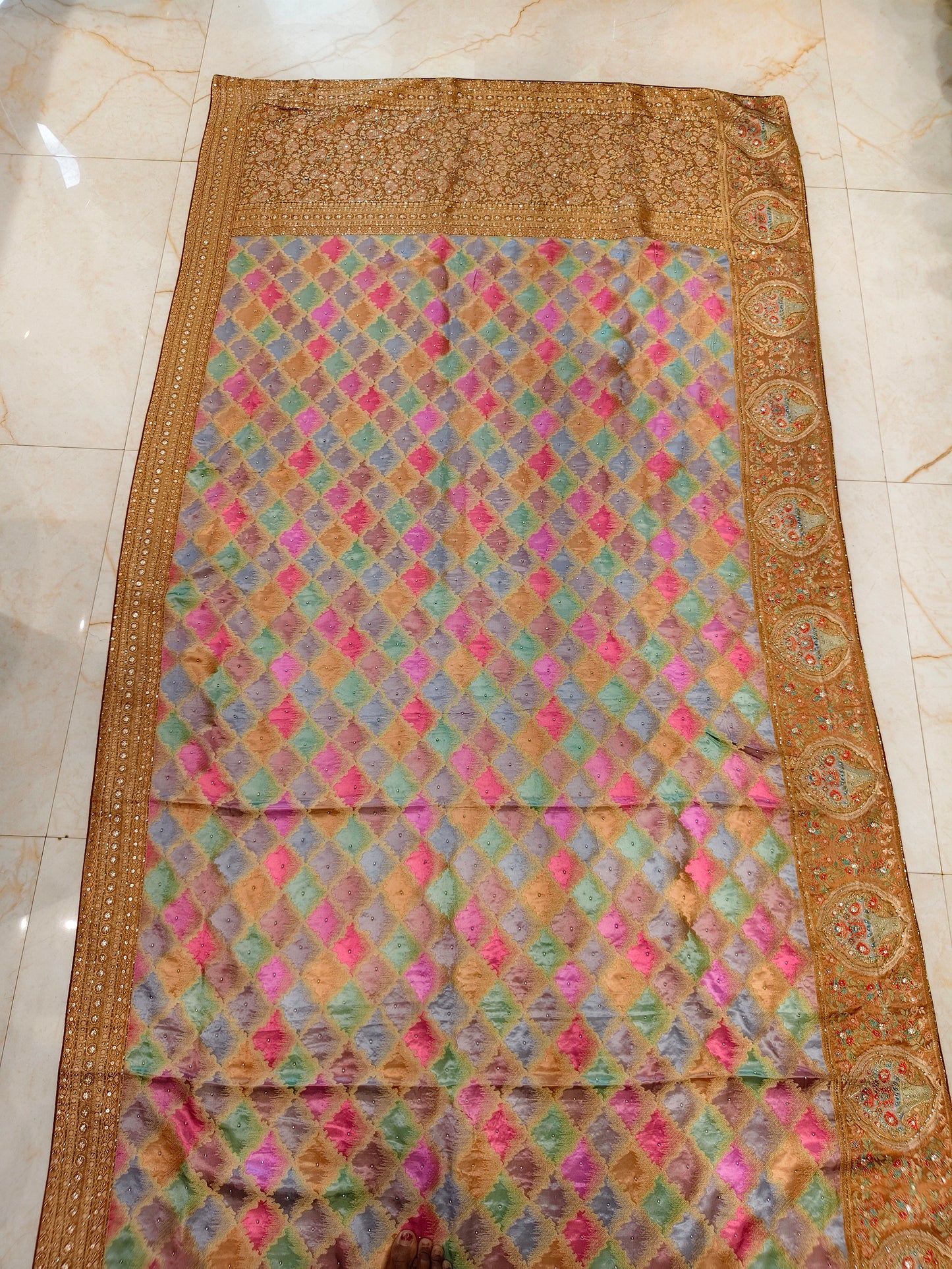 Gold Uppada Silk Saree