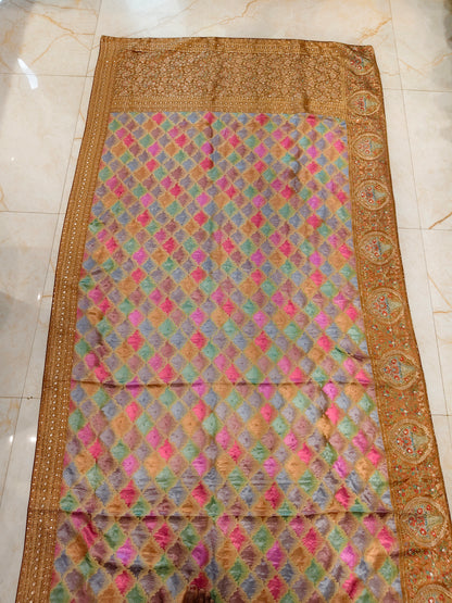 Gold Uppada Silk Saree