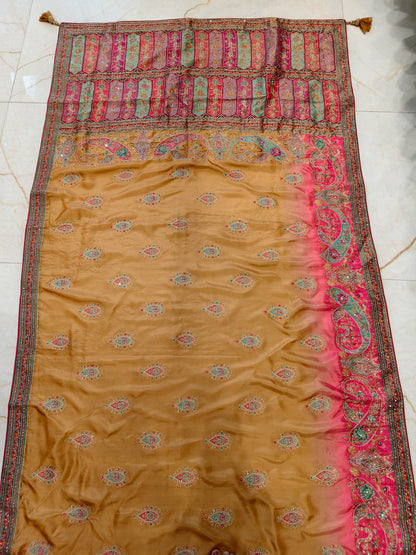Multi Colour Uppada Silk Saree