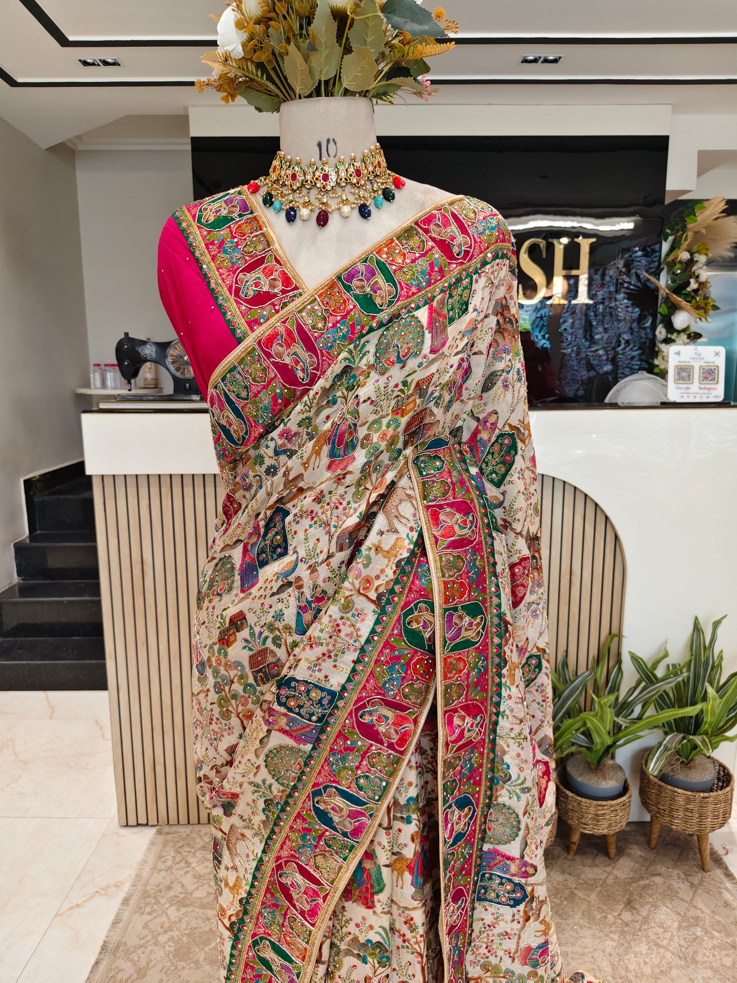 Cream Silk Designer Saree
Digital Print Party Wear Saree
Kutdana Dabka Work Saree
Luxury Festive Silk Saree
Stone Work Wedding Saree