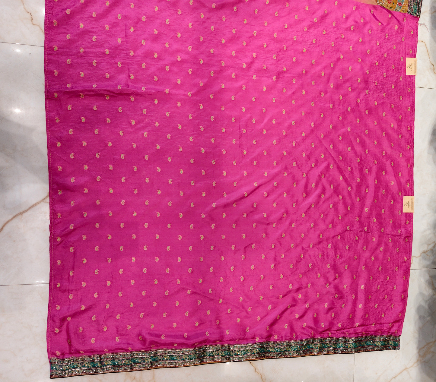 Pink Uppada Silk Saree