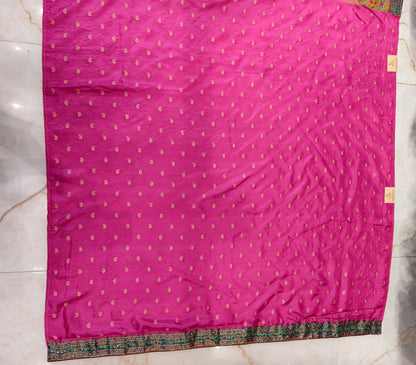 Pink Uppada Silk Saree