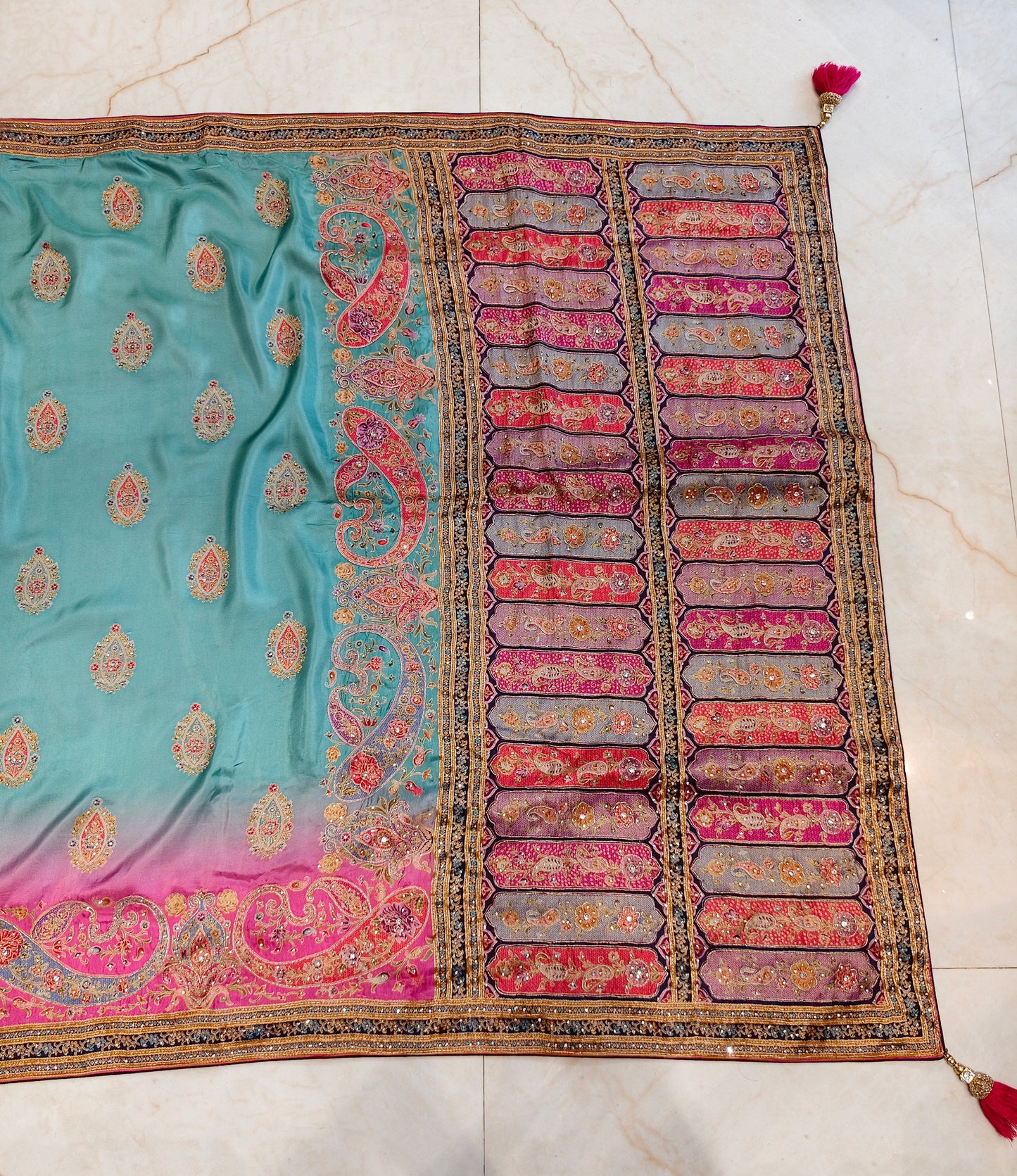Green Uppada Silk Saree