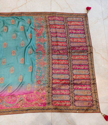 Green Uppada Silk Saree