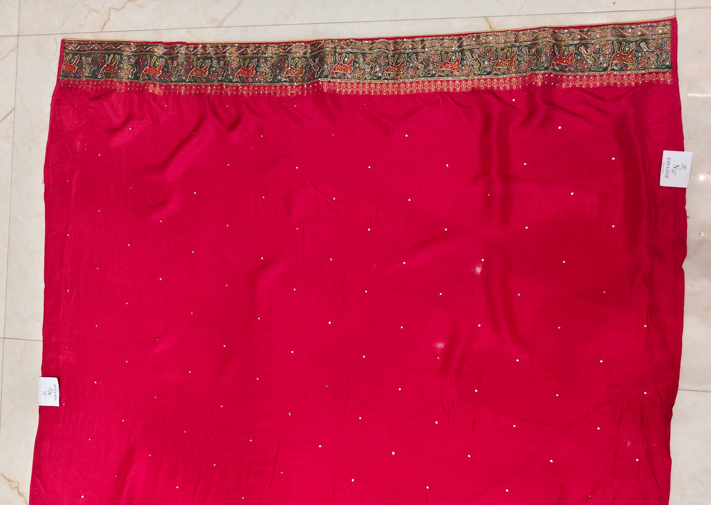 Red Silk Designer Saree