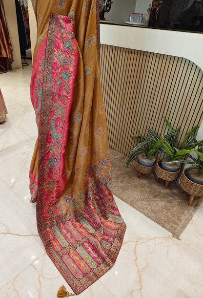 Pink Uppada Silk Saree