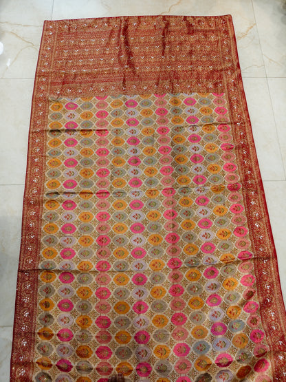 Golden Silk Designer Saree