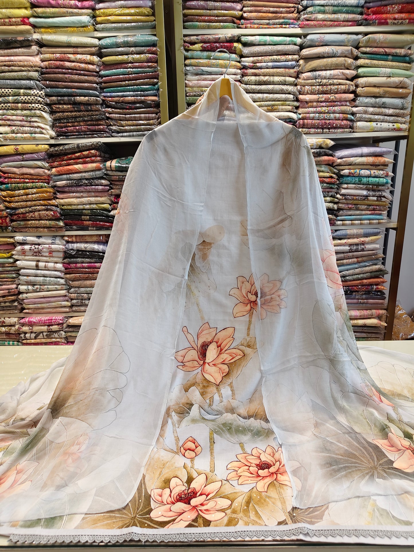 Cotton Printed Unstitched Suit