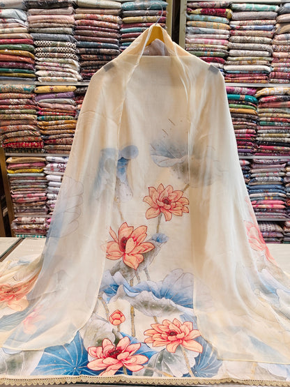 Cotton Printed Unstitched Suit