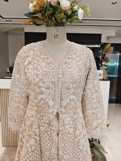 Cream Tulip Pant Set
