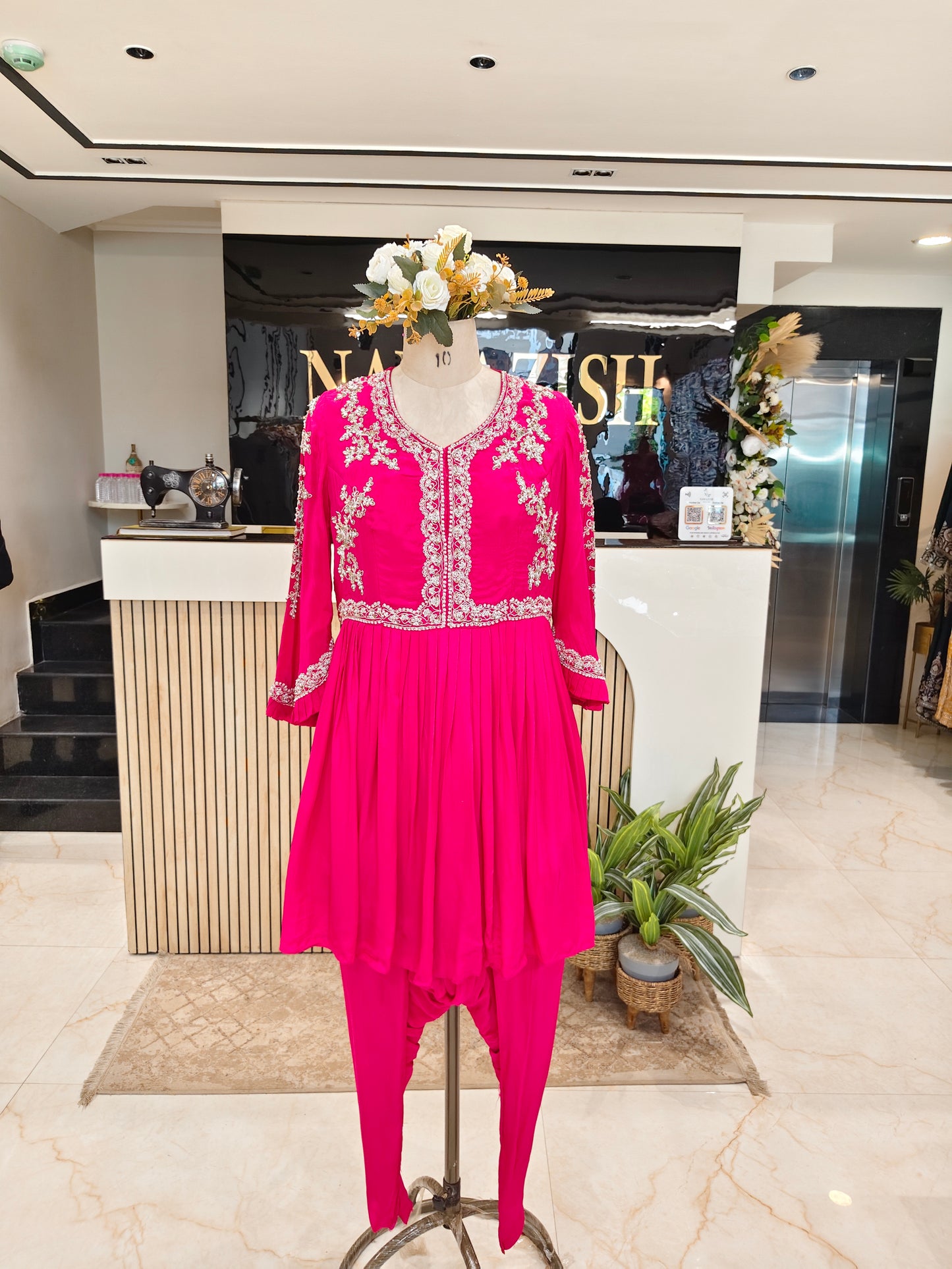 Hot Pink Tulip Pant Set
