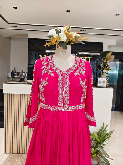 Hot Pink Tulip Pant Set