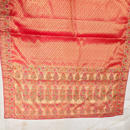 Red Banarasi Silk Saree