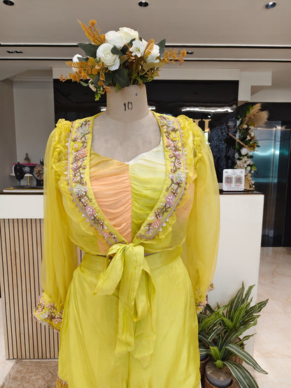 Multicolour Indo Western Garara Set