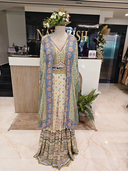 Lemon Digital Print Garara Set