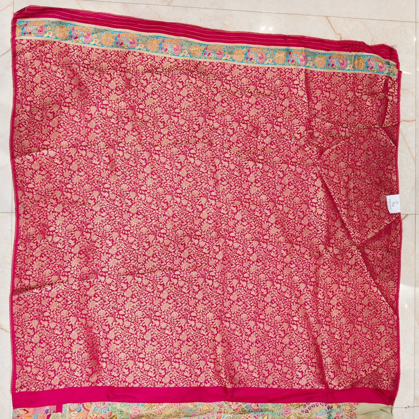 Rani Pink Modal Crepe Saree