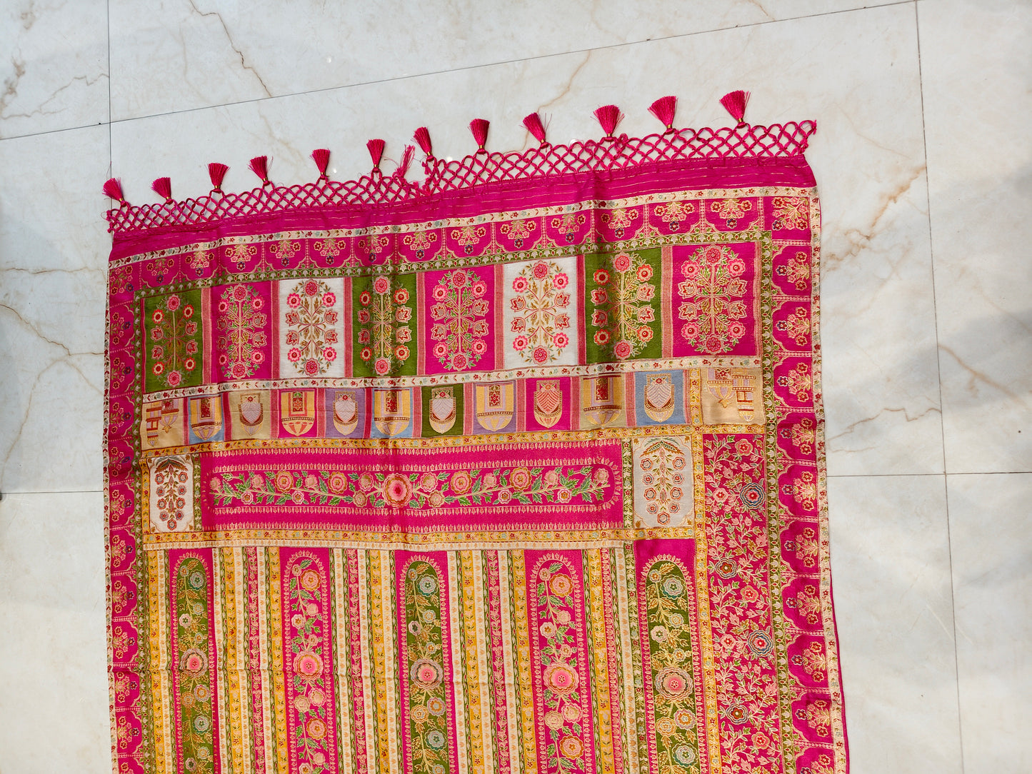 Rani Pink Modal Crepe Saree