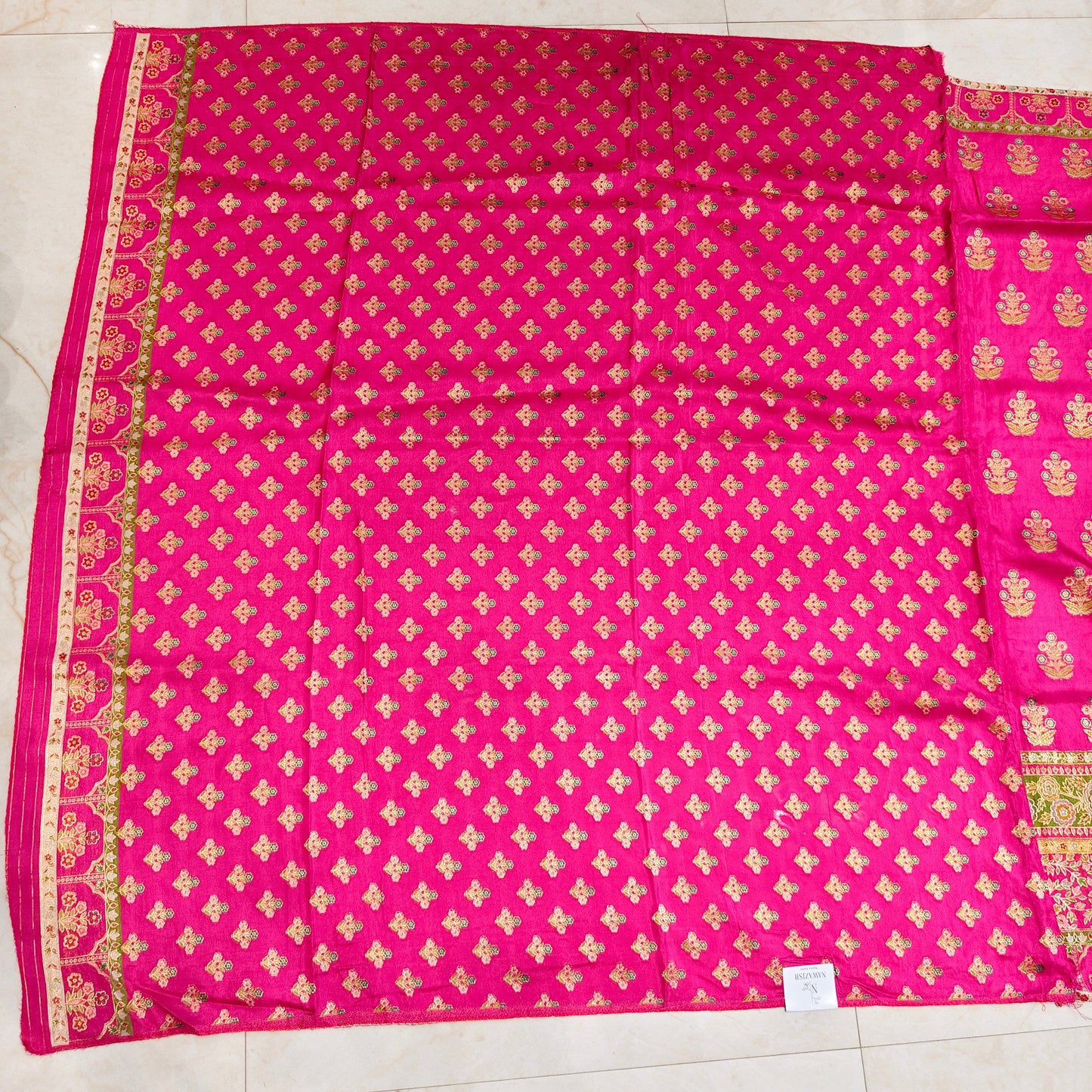 Rani Pink Modal Crepe Saree