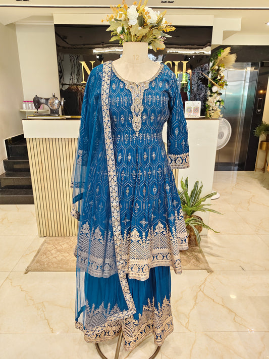 Royal Blue Palazzo Set