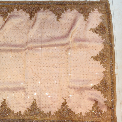 Baby Pink Tissue Saree