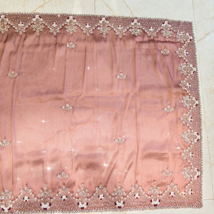 Rose Gold Handwork Saree