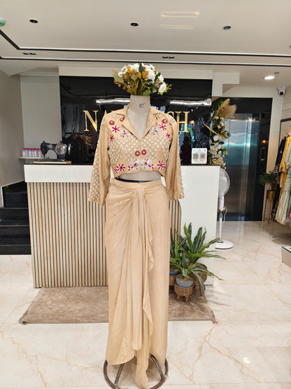 Golden Palazzo Set