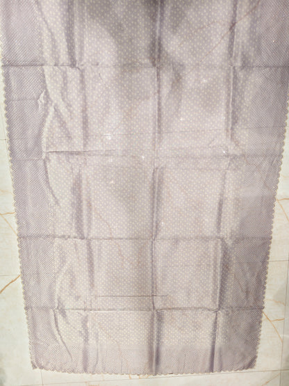 Lavender Stone Work Saree
