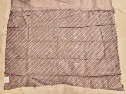 Lavender Stone Work Saree