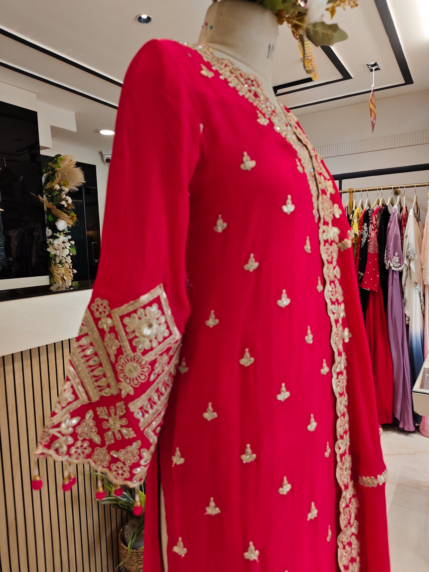 Rani Pink Sharara Set