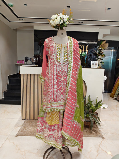 Baby Pink Sharara Set