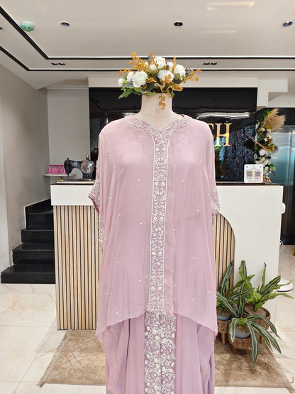 Lavender Tulip Indo Western