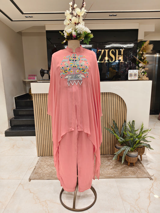 Baby Pink Kaftaan Set