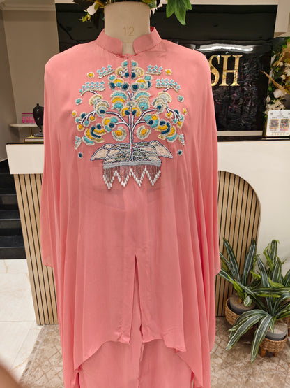 Baby Pink Kaftaan Set